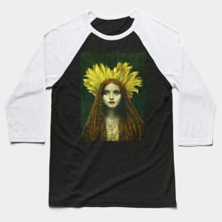 Sunflower Girl Baseball T-Shirt